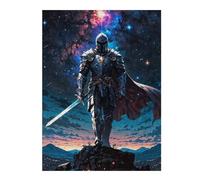 Teenagers Jigsaw Puzzles 52x38cm/1000pcs Celestial Crusader Adult Jigsaw Puzzle Toy Wall Decor Wall Decoration Birthday Present, Gifts, 52x38cm/1000pcs