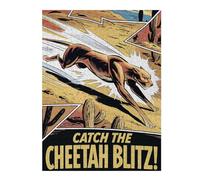 Teenagers Jigsaw Puzzles 52x38cm/1000pcs Cheetah Blitz Comic Art Puzzle for Adults Family Games Difficult Hard Gifts for Friends And Family 52x38cm/1000pcs