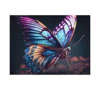 Teenagers Jigsaw Puzzles 52x38cm/1000pcs Colorful Fantasy Butterfly Artwork Puzzles for Adults Hands-on Game Hand Speed Race Educational Challenge 52x38cm/1000pcs