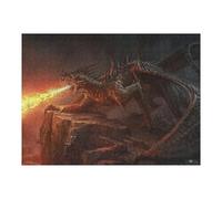 Teenagers Jigsaw Puzzles 52x38cm/1000pcs Dragon's Fiery Breath Puzzles for Adults Hands-on Game Hand Speed Race Educational Challenge 52x38cm/1000pcs