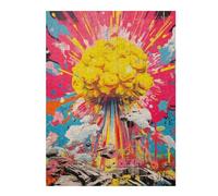 Teenagers Jigsaw Puzzles 52x38cm/1000pcs Nuclear Explosion Puzzle for Adults Family Games Difficult Hard Gifts for Friends And Family 52x38cm/1000pcs
