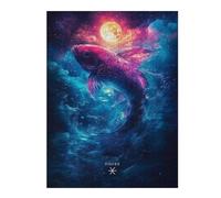 Teenagers Jigsaw Puzzles 52x38cm/1000pcs Pisces Zodiac Fish Puzzle for Adults Family Games Difficult Hard Gifts for Friends And Family 52x38cm/1000pcs