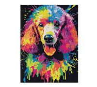 Teenagers Jigsaw Puzzles 52x38cm/1000pcs Rainbow Poodle Puzzle for Adults Family Games Difficult Hard Gifts for Friends And Family 52x38cm/1000pcs