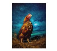 Teenagers Jigsaw Puzzles 52x38cm/1000pcsChicken Galaxy Jigsaw for Adults Brain Teaser Game But Fun And Humorous Birthday Present, Gifts, 52x38cm/1000pcs