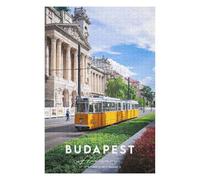 Teenagers Jigsaw Puzzles 75x50cm/1000pcs Budapest Coordinates Puzzles for Adults Hands-on Game Hand Speed Race Educational Challenge 75x50cm/1000pcs