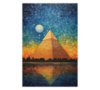Teenagers Jigsaw Puzzles 75x50cm/1000pcs Cairo Pyramids Art Puzzles for Adults Hands-on Game Hand Speed Race Educational Challenge 75x50cm/1000pcs