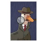 Teenagers Jigsaw Puzzles 75x50cm/1000pcs Goose Game Ducktective Jigsaw for Adults Brain Teaser Game But Fun And Humorous Birthday Present, Gifts, 75x50cm/1000pcs