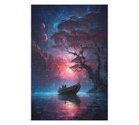 Teenagers Jigsaw Puzzles 75x50cm/1000pcs Moonlight Serenade Puzzles for Adults Hands-on Game Hand Speed Race Educational Challenge 75x50cm/1000pcs