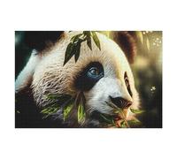 Teenagers Jigsaw Puzzles 75x50cm/1000pcs Painted Panda with Bamboo Puzzles for Adults Hands-on Game Hand Speed Race Educational Challenge 75x50cm/1000pcs