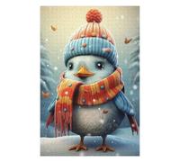 Teenagers Jigsaw Puzzles 75x50cm/1000pcs Winter Bird Puzzles for Adults Brain Teaser Game Staycation Kill Time Educational Challenge 75x50cm/1000pcs