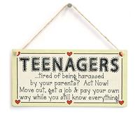 Teenagers - Move Out While You Still Know Everything! - Parents Teens Gift Sign