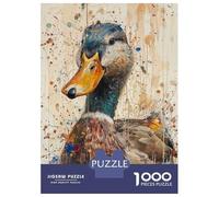 Teenagers Puzzles 1000 Piece Jigsaws Abstract Duck Portrait Jigsaw Relaxing Games Analysis And Logic Deal As Gifts for The Whole Family 52x38cm/1000pcs