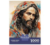 Teenagers Puzzles 1000 Piece Jigsaws Abstract Savior Portrait Jigsaw Relaxing Games Analysis And Logic Deal As Gifts for The Whole Family 70x50cm/1000pcs