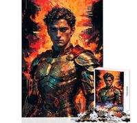 Teenagers Puzzles 1000 Piece Jigsaws Achilles︰ Immortal Warrior Educational Games Learning Educational Educational Toy Deal As Gifts for The Whole Family (75X50CM)