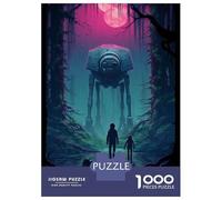 Teenagers Puzzles 1000 Piece Jigsaws Alien Encounter Puzzles for Adults Brain Teaser Game Wall Decoration Stress Reduction Gifts 52x38cm/1000pcs