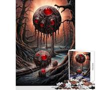 Teenagers Puzzles 1000 Piece Jigsaws Alien Invasion on Earth Jigsaw Puzzle 1000 Educational Game Great Gifts And Toys Birthday Present (38x52cm)