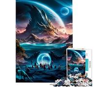 Teenagers Puzzles 1000 Piece Jigsaws Alien Wonderland Difficult And Challenge Wall Art Family Game for 14+ Puzzle Game Offered (50x75cm)