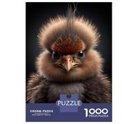 Teenagers Puzzles 1000 Piece Jigsaws Angry Baby Rooster Jigsaw Puzzle Fun Games Birthday Present Deal As Gifts for The Whole Family 52x38cm/1000pcs