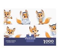 Teenagers Puzzles 1000 Piece Jigsaws Arabic Fox Character Set Puzzles for Adults Brain Teaser Game Wall Decoration Stress Reduction Gifts 38x26cm/1000pcs