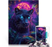 teenagers Puzzles 1000 Piece Jigsaws Astral Panther of the Midnight Nebula Entspannungsspiele Wanddekoration38x26cm