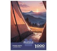 Teenagers Puzzles 1000 Piece Jigsaws Beautiful Sunset Puzzles for Adults Brain Teaser Game Wall Decoration Stress Reduction Gifts 70x50cm/1000pcs