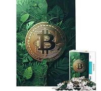 Teenagers Puzzles 1000 Piece Jigsaws Bitcoin Crypto Jungle Adult Puzzles Hands-on Game Presents for Women Deal As Gifts for The Whole Family (Size 50x75cm)