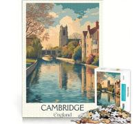 Teenagers Puzzles 1000 Piece Jigsaws Cambridge University, Educational Games, Enhance Memory, Birthday Present, Gifts, 50x75cm