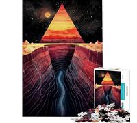 Teenagers Puzzles 1000 Piece Jigsaws Canyon Echo Jigsaws for Adults Relaxing Games Precision Cutting Help The Brain Exercise (Size 38x52cm)