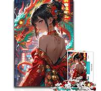 Teenagers Puzzles 1000 Piece Jigsaws Celebrating with Elegance Tough Challenge Gift Birthday for 14+ Puzzle Game Offered 38x52cm