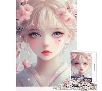 Teenagers Puzzles 1000 Piece Jigsaws Cherry Blossom Beauty - Educational Games Learning Educational Educational Toy Deal As Gifts for The Whole Family (75X50CM)