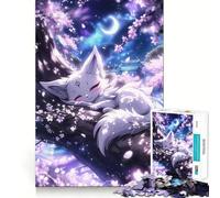 Teenagers Puzzles 1000 Piece Jigsaws Cherry Blossom Dreaming Tight Joint Game Cognitive Game Toy Easy Time Fun Xmas Decor Gift (38x52cm)