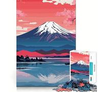 Teenagers Puzzles 1000 Piece Jigsaws Cherry Blossom Japanese Tight Joint Game Cognitive Game Toy Easy Time Fun Xmas Decor Gift (38x26cm)