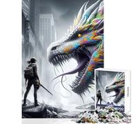 Teenagers Puzzles 1000 Piece Jigsaws Chromas Awakening Toy Wall Decor Art Work Gift Educational Games Help The Brain Exercise size 38x52cm