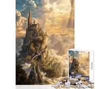 Teenagers Puzzles 1000 Piece Jigsaws Cloud Sanctum Requiem Educational Games For Family Fun Anti-Stress Toys Deal As Gifts for The Whole Family (50X75CM)