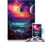 teenagers Puzzles 1000 Piece Jigsaws Cosmic Landscape Intellektuelles Spiel denn eignet sich ideal als Geschenk für die ganze Familie38x26cm