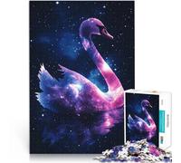 teenagers Puzzles 1000 Piece Jigsaws Cosmic Swan Stressabbau Staycation Zeit totschlagen Lustiges Geschenk38x52cm