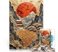 teenagers Puzzles 1000 Piece Jigsaws Crimson Summit Dekomprimierendes intellektuelles Lernspielzeug tolles Geschenk52x38cm