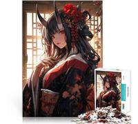 teenagers Puzzles 1000 Piece Jigsaws Cute Demon Princess Lernspiele DIY Spielzeug Die Liebe zwischen Paaren stärken38x26cm
