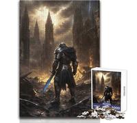 Teenagers Puzzles 1000 Piece Jigsaws Defiance in The Ruins Educational Family Game Difficult Hard Birthday Gift Size 50x75cm