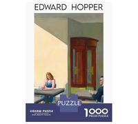 Teenagers Puzzles 1000 Piece Jigsaws Edward Hopper Painting Jigsaw Puzzle Fun Games Birthday Present Deal As Gifts for The Whole Family 52x38cm/1000pcs