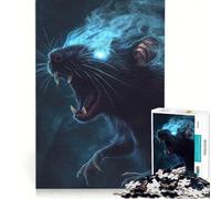 Teenagers Puzzles 1000 Piece Jigsaws Ferocious Possessed Rat, Educational Games, Enhance Memory, Birthday Present, Gifts, 50x75cm