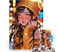 teenagers Puzzles 1000 Piece Jigsaws Golden Glow of Winter Dreams Stressabbau Tolle Geschenke und Spielzeuge75x50cm