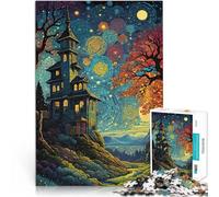 teenagers Puzzles 1000 Piece Jigsaws House VanGogh Spielzeug-Intellektuelles Spiel Verbessern Sie das Gedächtnis52x38cm