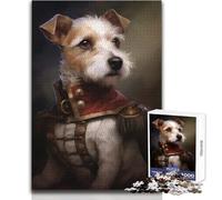 Teenagers Puzzles 1000 Piece Jigsaws Jack Russell Terrier Beautiful Design Game Perfect Decoration Gift For Birthdays Size 50x75cm