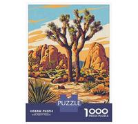 Teenagers Puzzles 1000 Piece Jigsaws Joshua Tree National Park Adult Puzzles Relaxing Games Analysis And Logic Stress Reduction Gifts 38x26cm/1000pcs