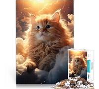 teenagers Puzzles 1000 Piece Jigsaws Kitten Dreamworld Intellektuelles Spiel mit passendem Poster und Quizblatt52x38cm