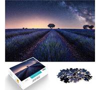 teenagers Puzzles 1000 Piece Jigsaws Lavender fields Familienspiel für und Einzigartige Geburtstags- und Geschenkideen38x26cm