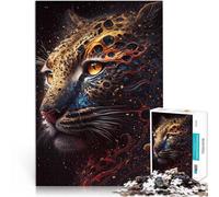 teenagers Puzzles 1000 Piece Jigsaws Leopard Cheetah Jaguars game 50x75cm is ideal as gifts for the whole family for and Age 14 Years Up
