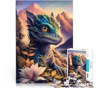 teenagers Puzzles 1000 Piece Jigsaws Lizard Legendary Familienspiel für und Jedes Stück ist einzigartig Anspruchsvolles Familienspiel50x70cm
