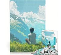 Teenagers Puzzles 1000 Piece Jigsaws Looking Into The Distance Impossible Game Interesting Stress Reduction for Is Ideal As A Gift 38x52cm
